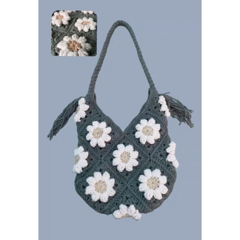 Crochet Granny Square Bag