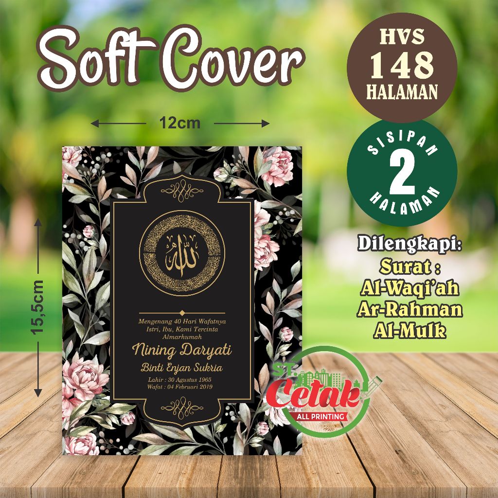Buku Yasin dan Tahlil 148 Halaman + Sisipan