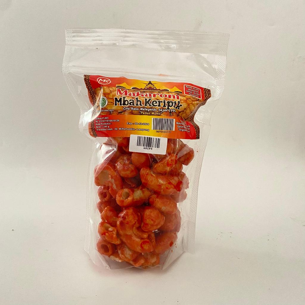 

Makaroni Mbah Keripik Pedas Manis 145 Gram