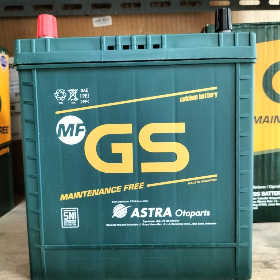 AKI GS ASTRA N40Z 36B24R Hybrid 35AH - Aki kering GS MF N40Z -35Ah