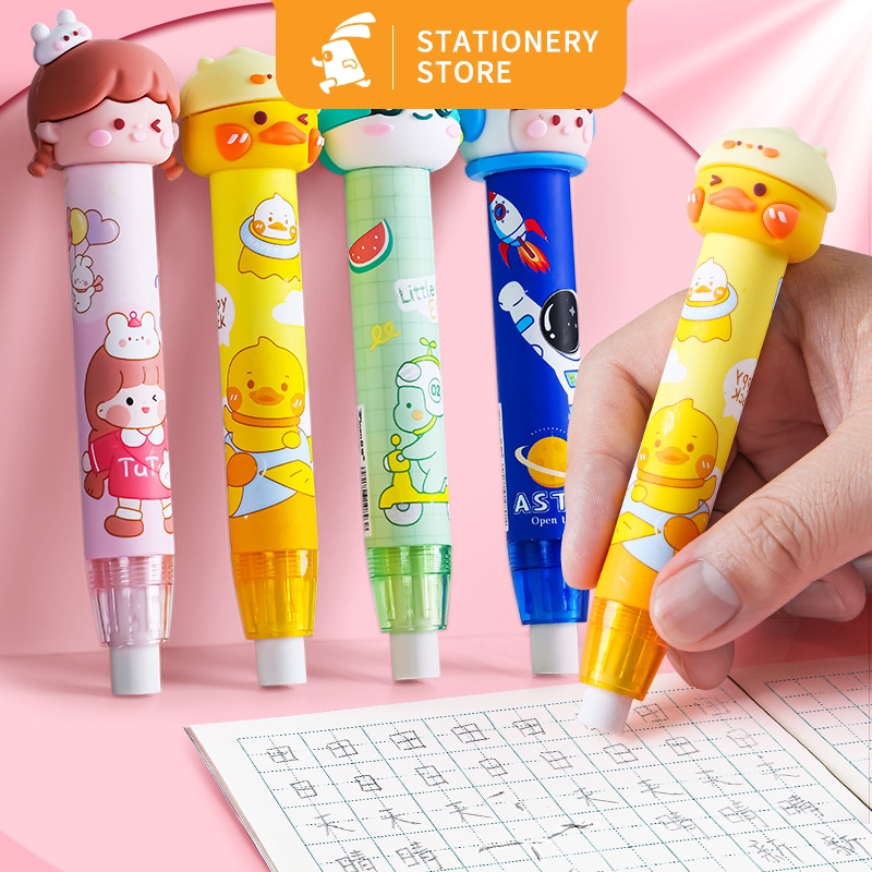 

Sliding Eraser | Push Eraser | Penghapus Bentuk Lipstick Karakter Lucu-Rabbit Stationery