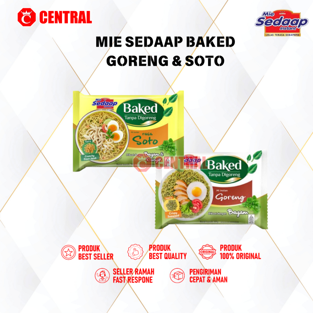 

MIE SEDAAP BAKED GORENG & SOTO