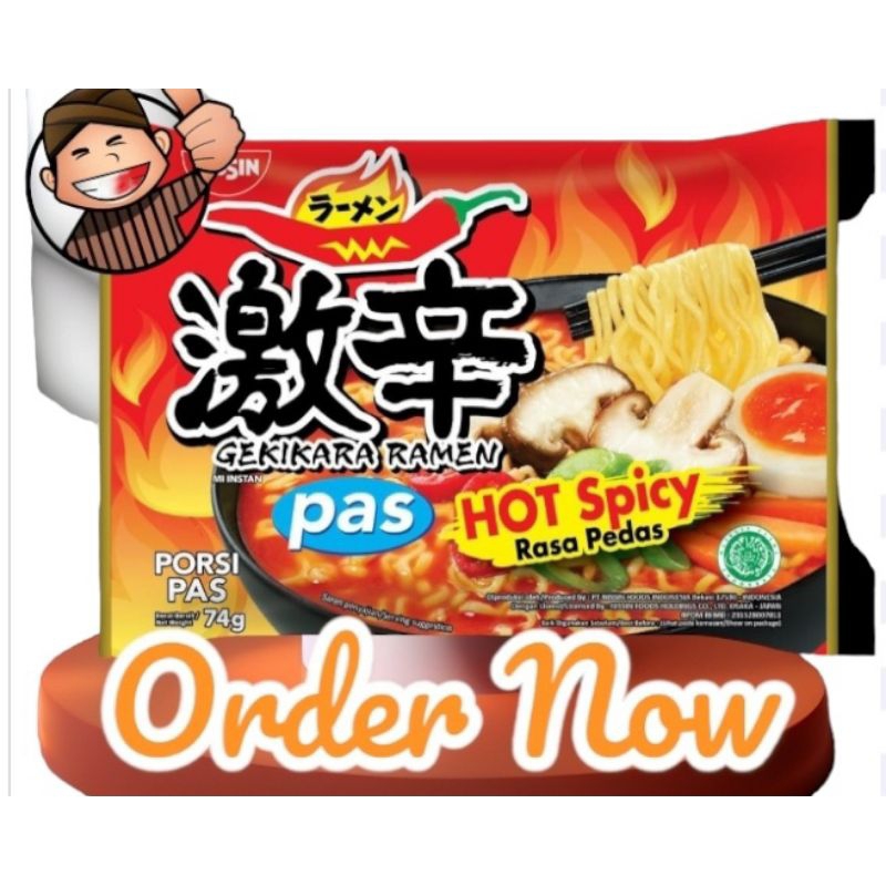 

Nissin Gekikara Ramen Hot Spicy 74 gr Free dus