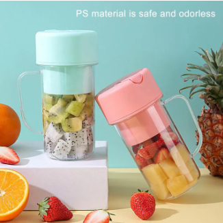 Blender Buah Jus Portable Mini 6 Pisau Listrik USB / Juice Blender Buah Mini Mixer Ice Crusher | Ble