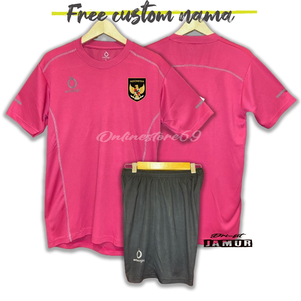 Set kaos futsal custom LOGO / Baju bola polos unisex / kaos olahraga team /jersey custom suka-suka