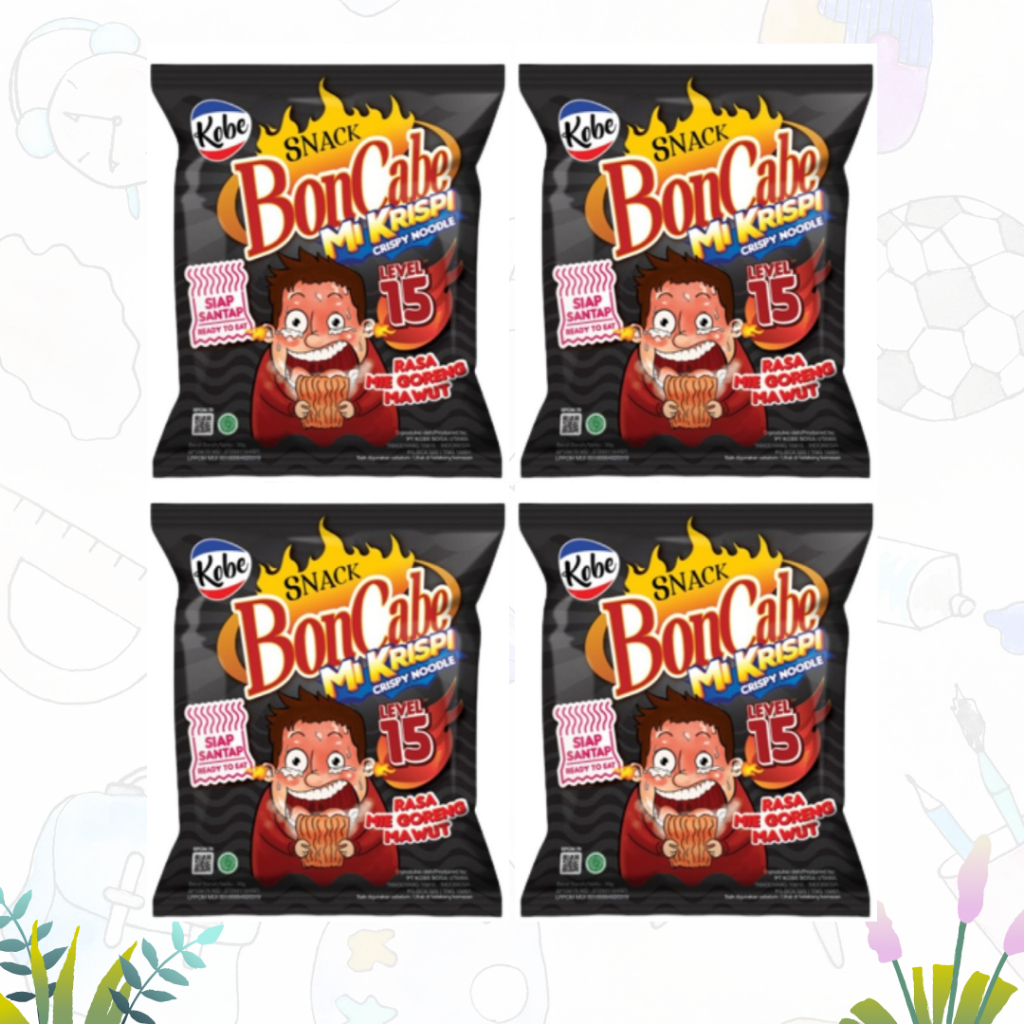 

Kobe Snack BonCabe Mi Krispi Level 15 10x30gr (Renceng)