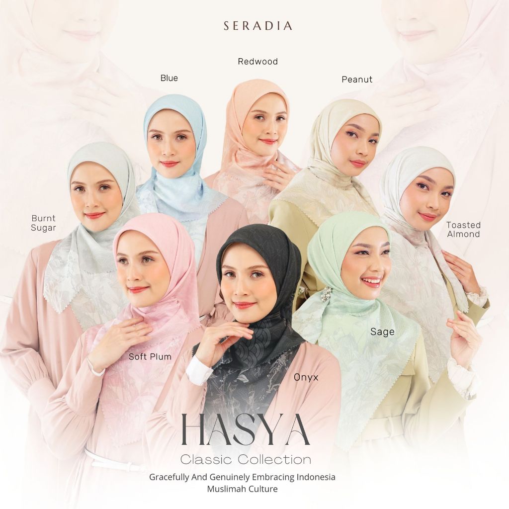 Seradia Hijab Segi Empat Hasya