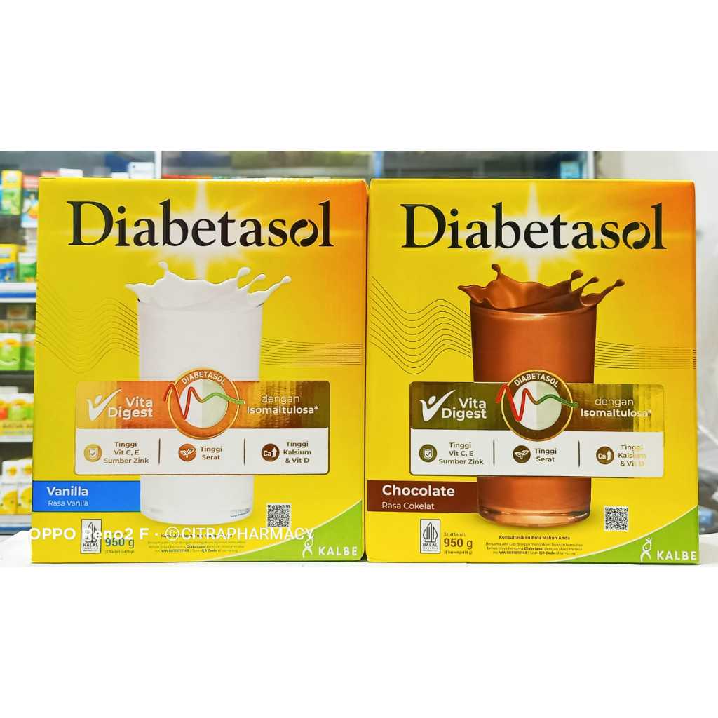 

Susu Diabetasol - Susu Rendah Lemak Aman Untuk Diabetes