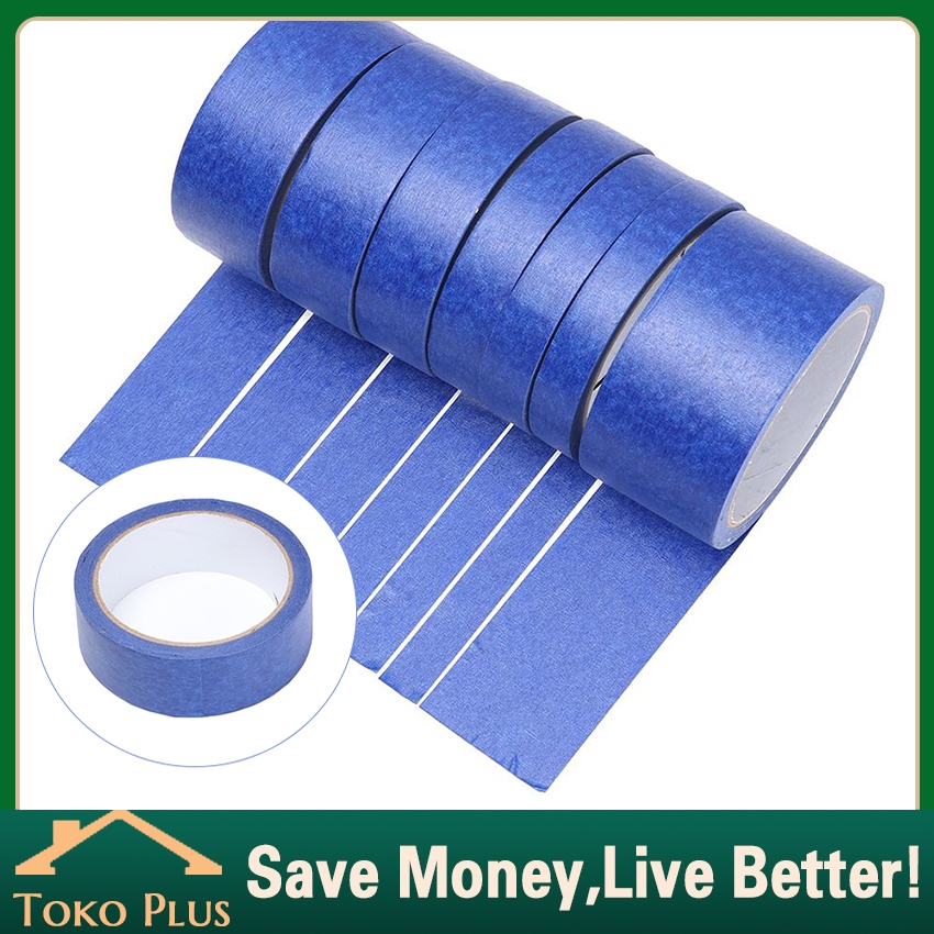 

Masking Tape Biru 50mmx20m | Lakban Kertas Warna Biru masking tape kertas / Art Masking Tape / Blue Painter's Masking Tape