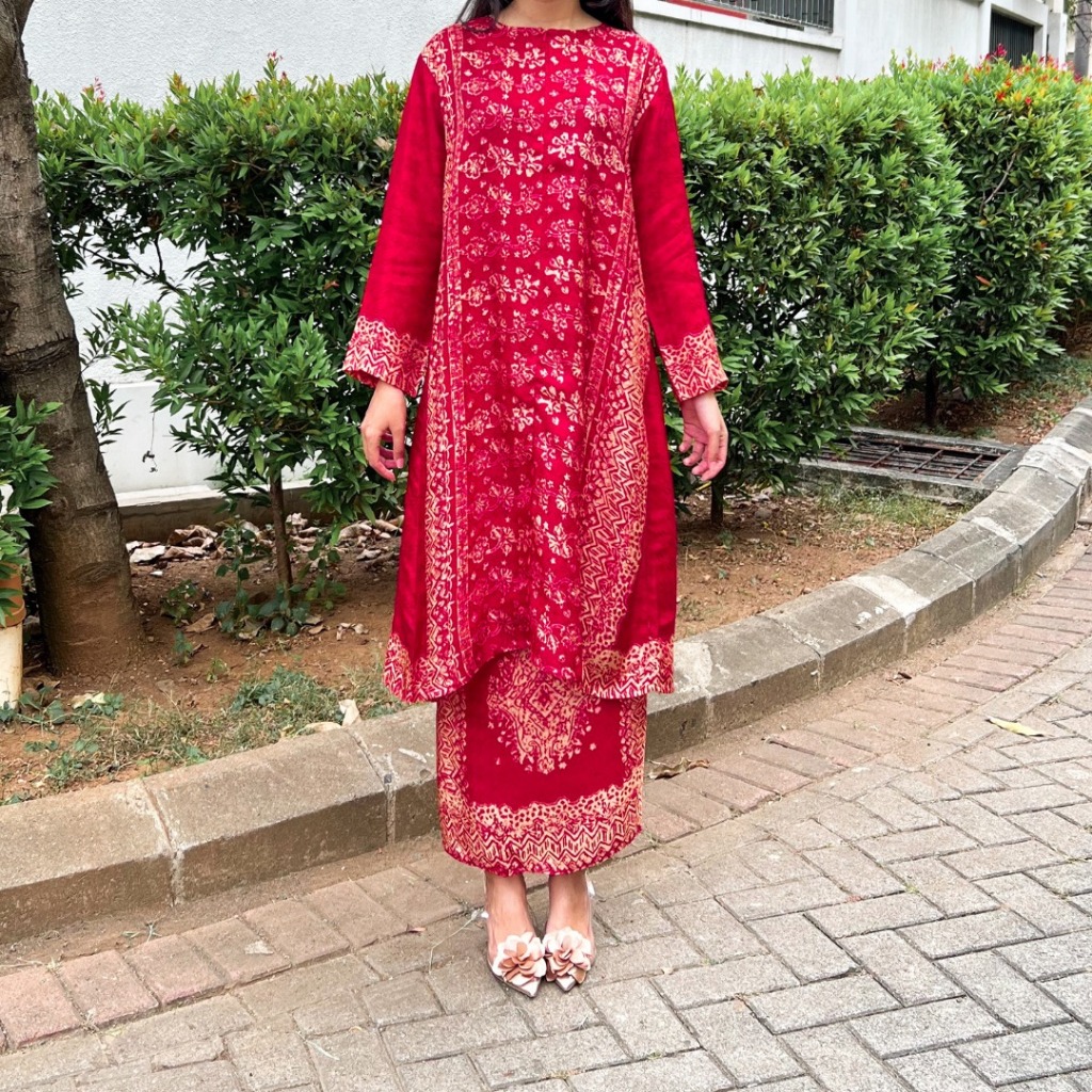 Lausboutique-Iskandar Set-Seri Globe-Setelan Batik Kondangan