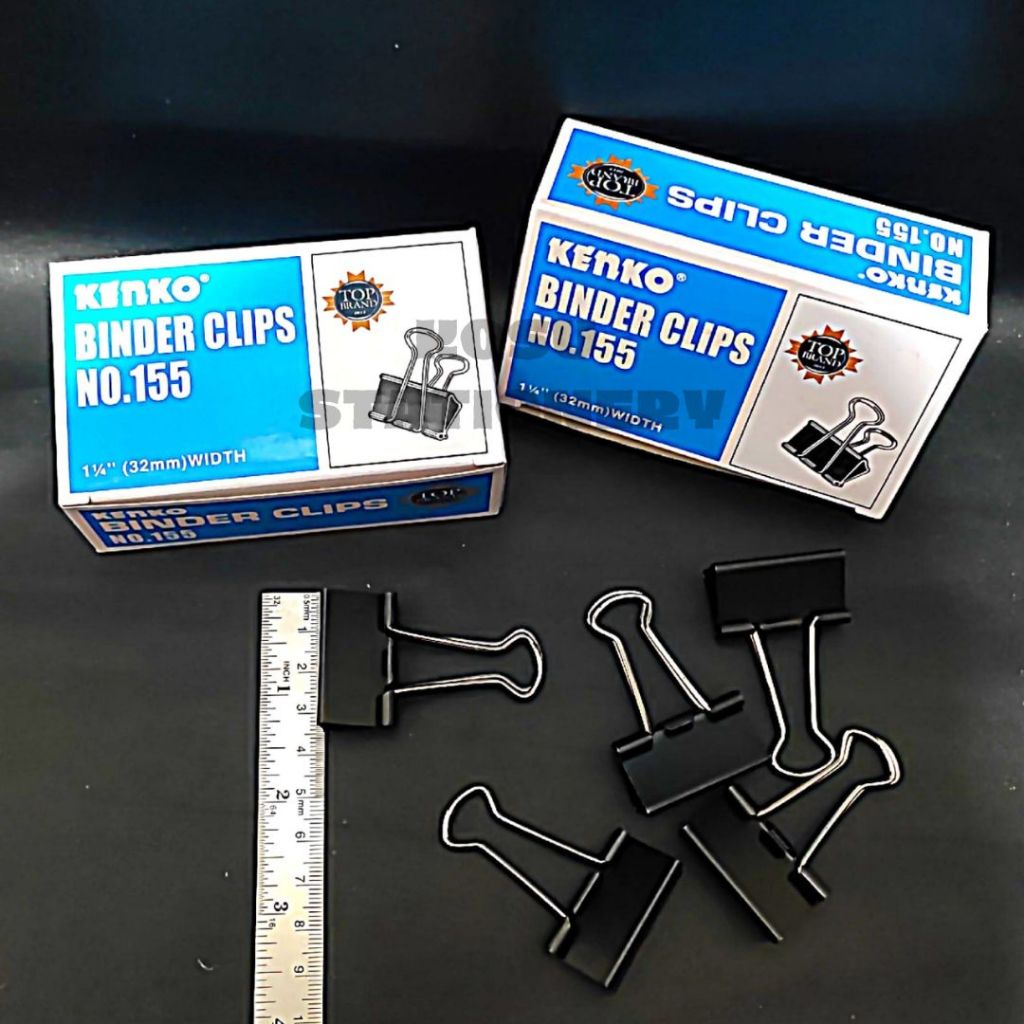 

KLIP BINDER / PENJEPIT KERTAS / KENKO BINDER CLIP No. 155