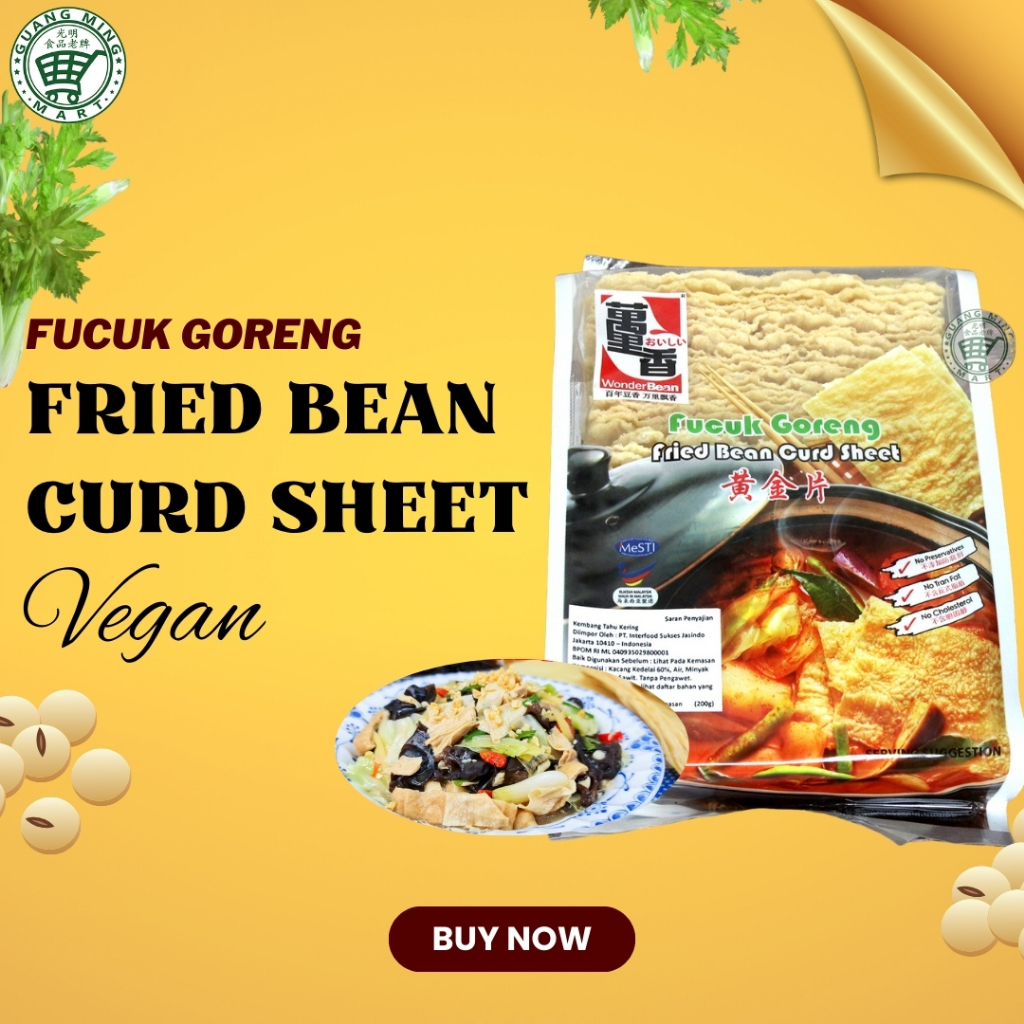 

Fucuk Goreng Fried Bean Curd Sheet / Fucuk Goreng Kering