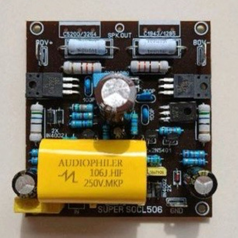 Kit driver power socl 506 sub low super bass dan horeg tef full update komponen