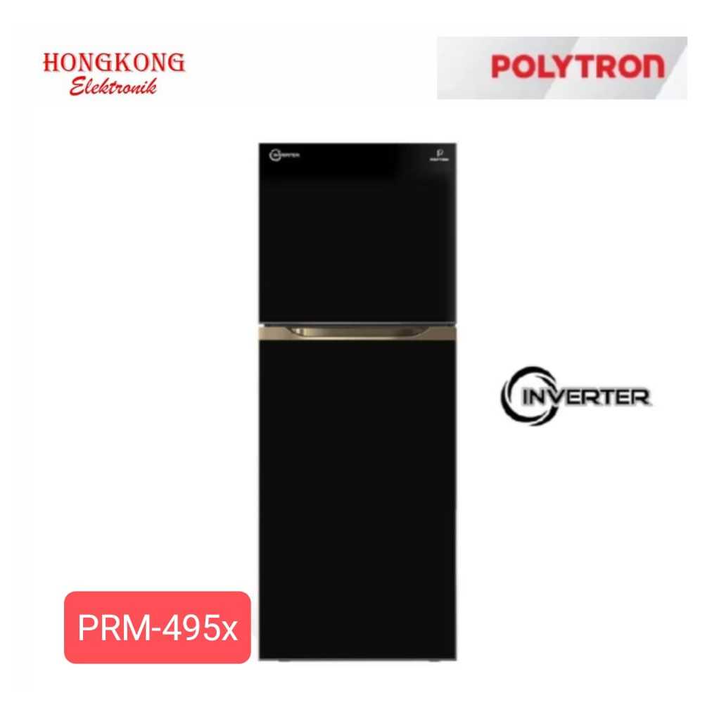 Kulkas 2 Pintu Polytron Inverter 350 Liter PRM-495X