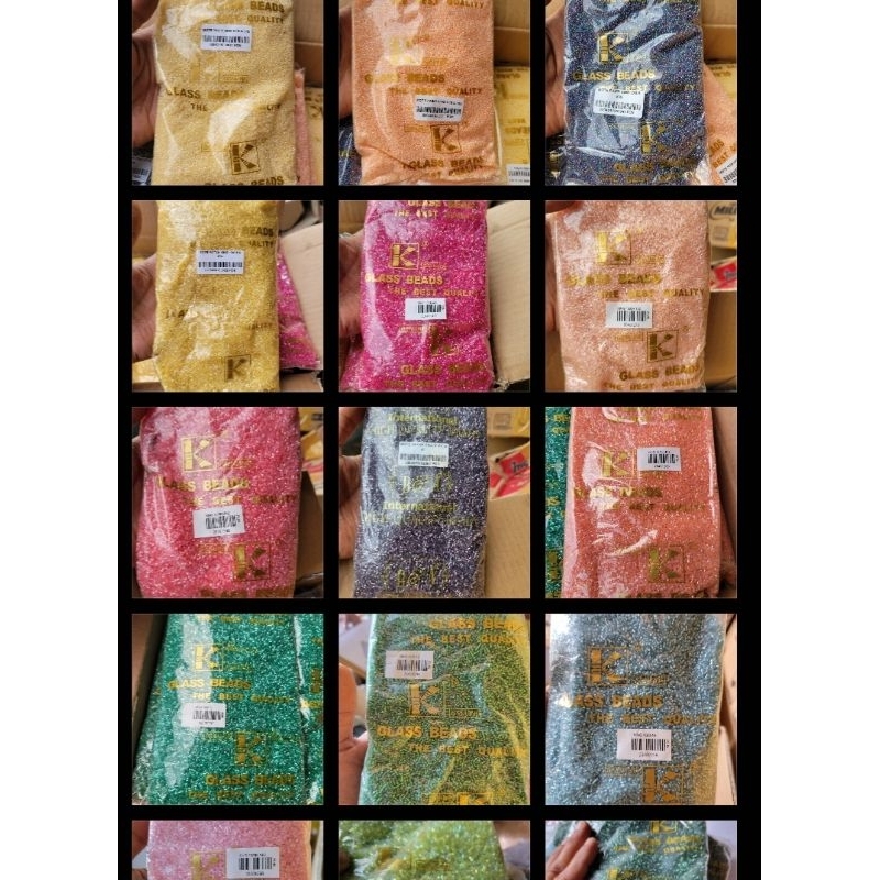 payet pasiran king beads, payet semi jepang 1pond