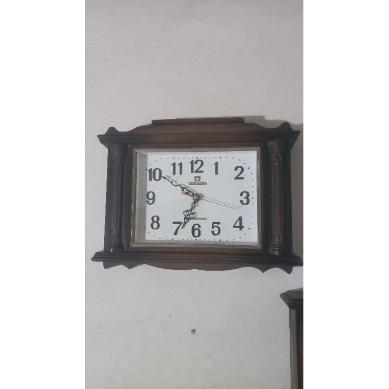 Jam dinding mirado transistor jadul vintage