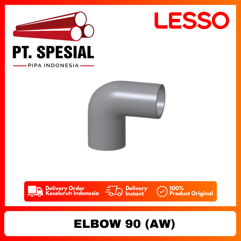Knee 90 PVC AW Lesso 6 Inch / Keni AW / Elbow 90 AW Lesso / Knee AW Lesso - 08