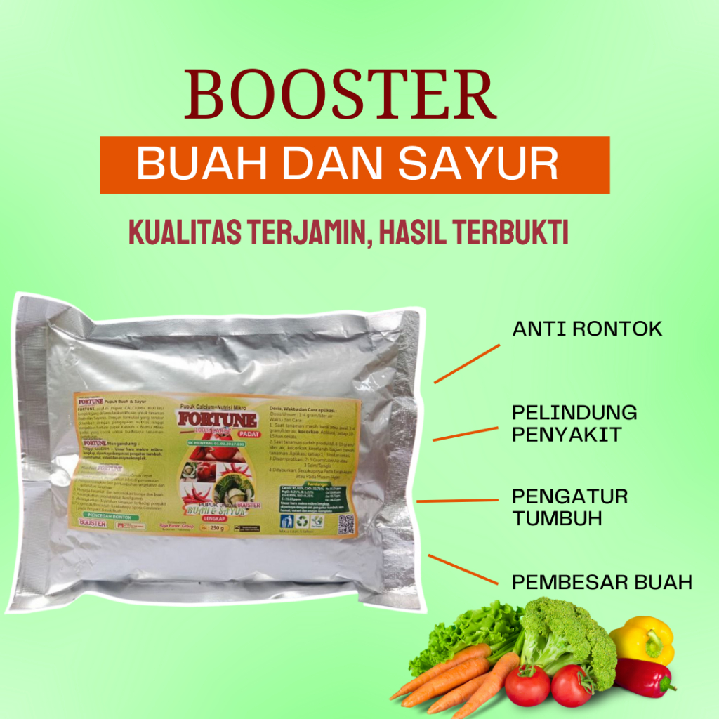 Pupuk Organik Tanaman Buah dan Sayuran, Pupuk Anti Rontok Bunga Buah Daun