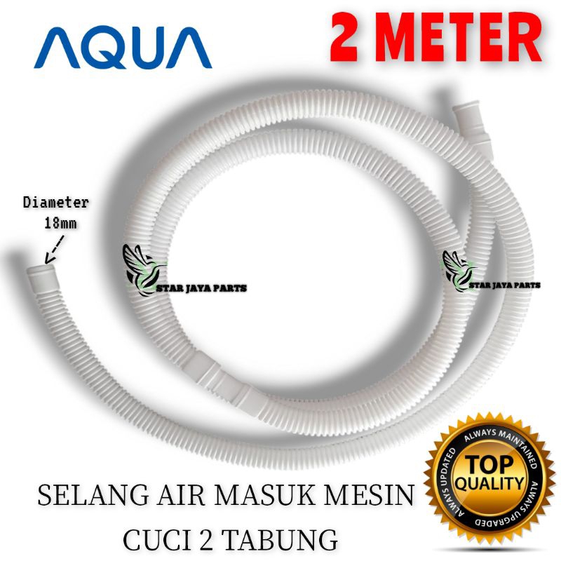[ AQUA JAPAN ] Selang Air Masuk Mesin Cuci AQUA JAPAN 2 Tabung Harga 2 Meter