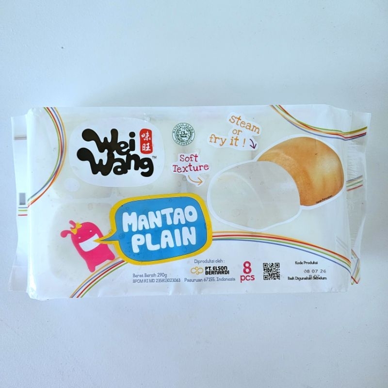 

Weiwang mantao plain 8s 290gr (soft texture mantau)