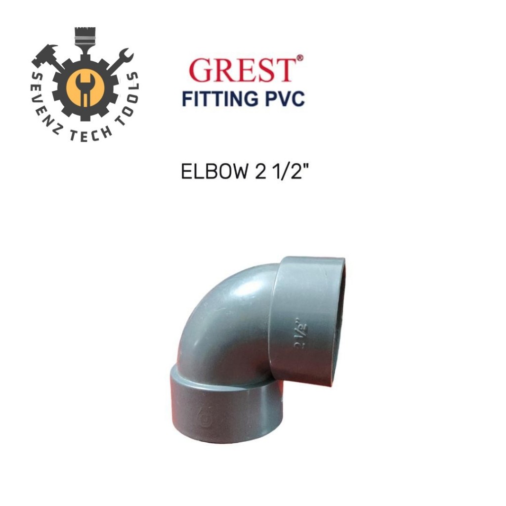 KNIE 2 1/2" INCI PVC GREST FITTING PVC ELBOW KNEE/L 2 1/2" GREST