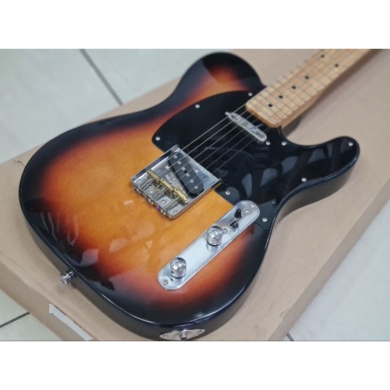 gitar Fender telecaster sunburst elektrik listrik