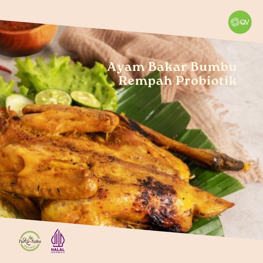 

Ayam Probiotik Utuh Tanpa Potong Bakar 800-1000gr - Rempah