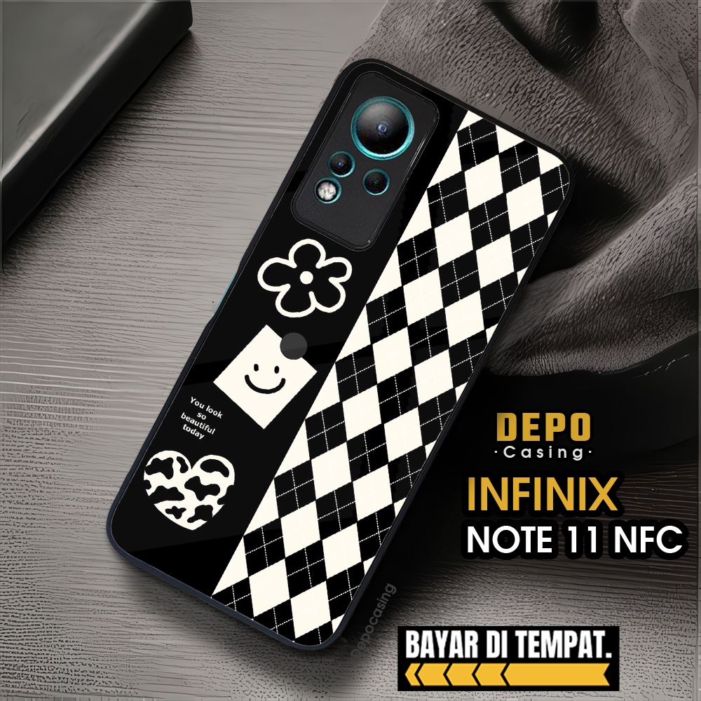 Case Infinix Note 11 NFC Casing Infinix Note 11 NFC Casing Depo Casing [CHSB] Case Glossy Case Aesth