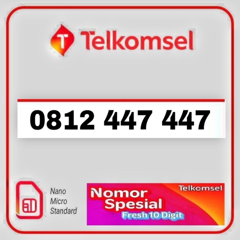 Nomor cantik simpati 10 digit nomer kartu perdana Telkomsel simpati 10digit 10 digit prabayar limite