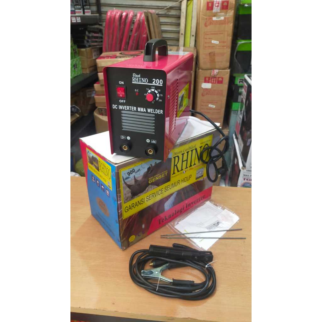 RHINO MMA200A Mesin Travo Las 200A (MMA Welding Machine)