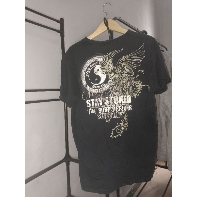 T&C Surf design Hawaii overprint