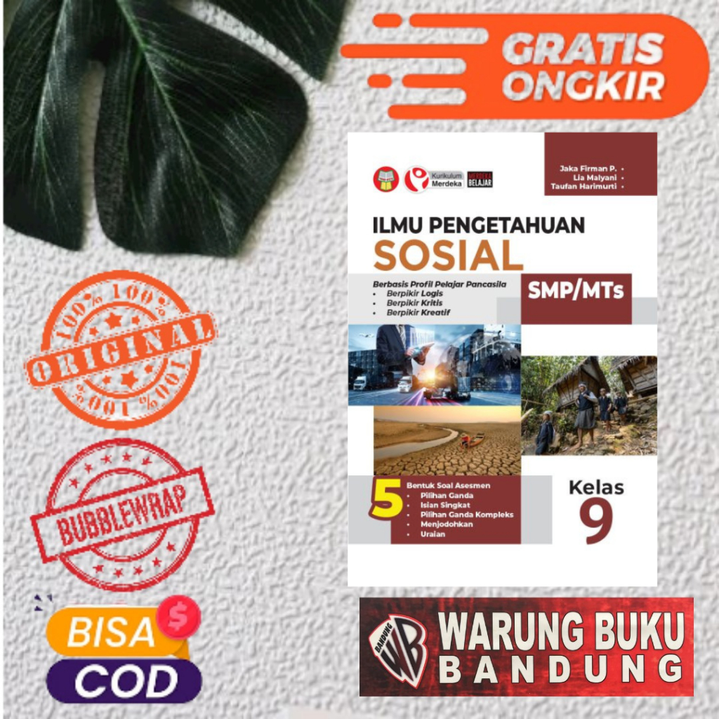 BUKU ILMU PENGETAHUAN SOSIAL UNTUK SMP/MTs KELAS 9 - YRAMA WIDYA