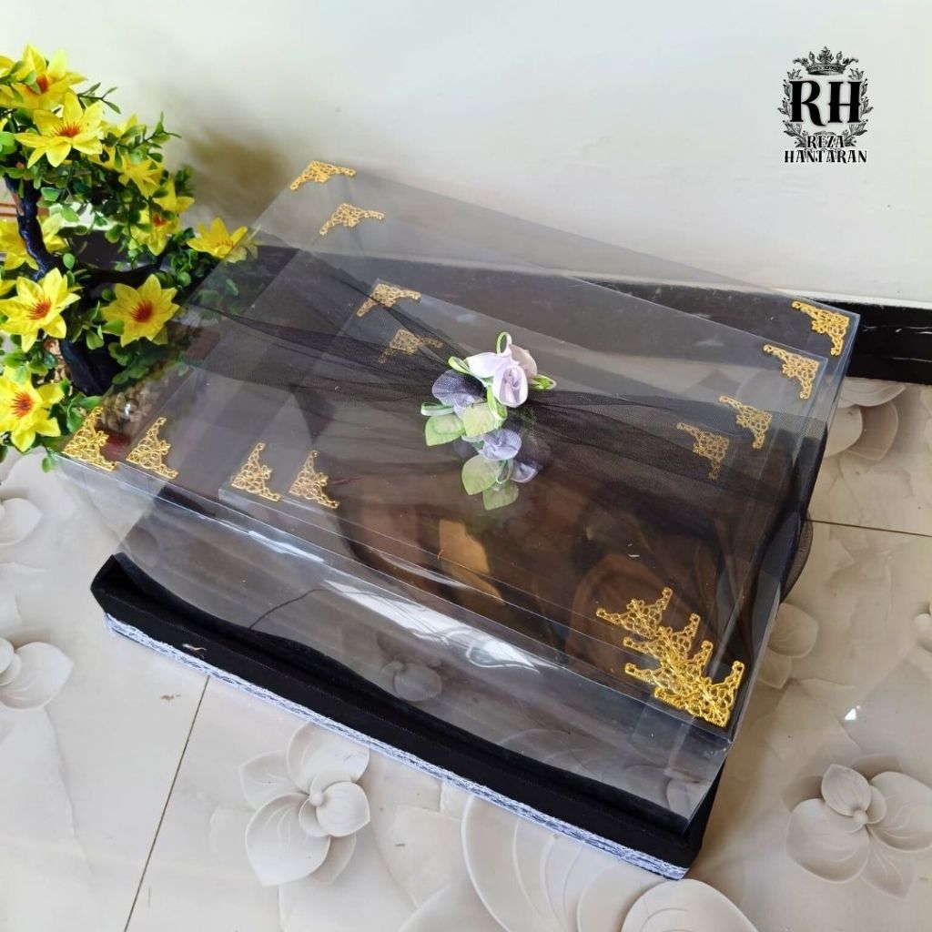 

Kotak Seserahan Pernikahan Set Lengkap isi 4 Pcs / Box Hantaran Mika