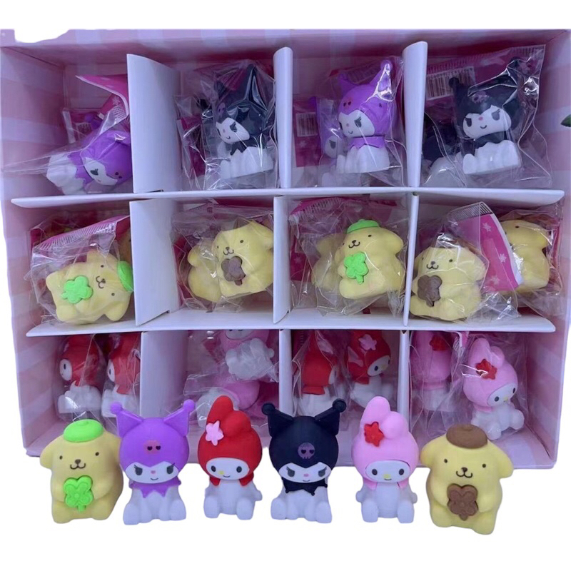 

(3 PCS) STIP KARAKTER 6561 SANRIO / ERASER / PENGHAPUS KUROMI MELODY