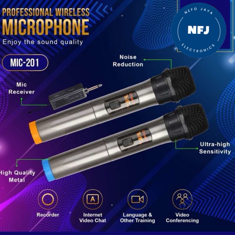 Mic Wireless G-POWER Double (201)