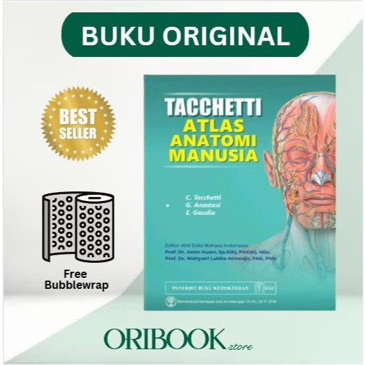 ORIGINAL TACCHETTI ATLAS ANATOMI MANUSIA - AMIN HUSNI