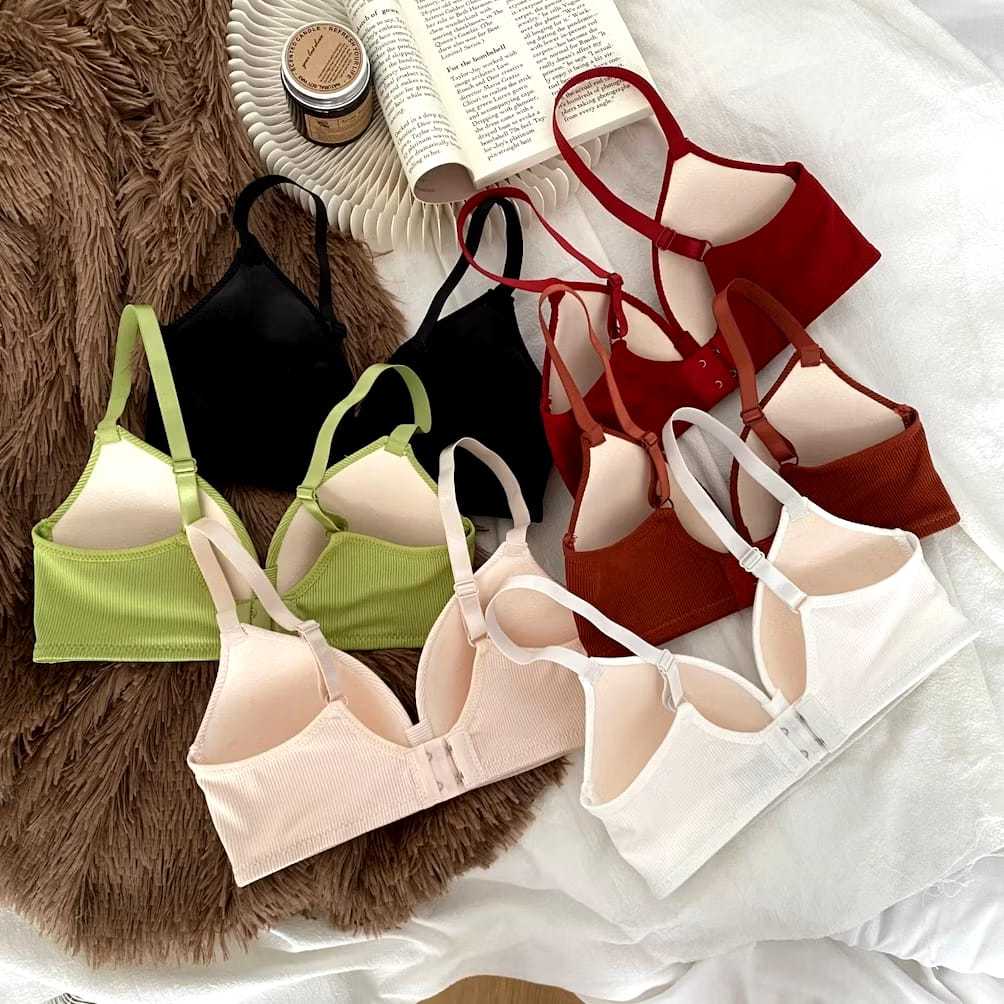 Bra Wanita Push Up Tanpa Kawat Bahan Lembut  Push Up Bra Sexy Wanita Bra Japan