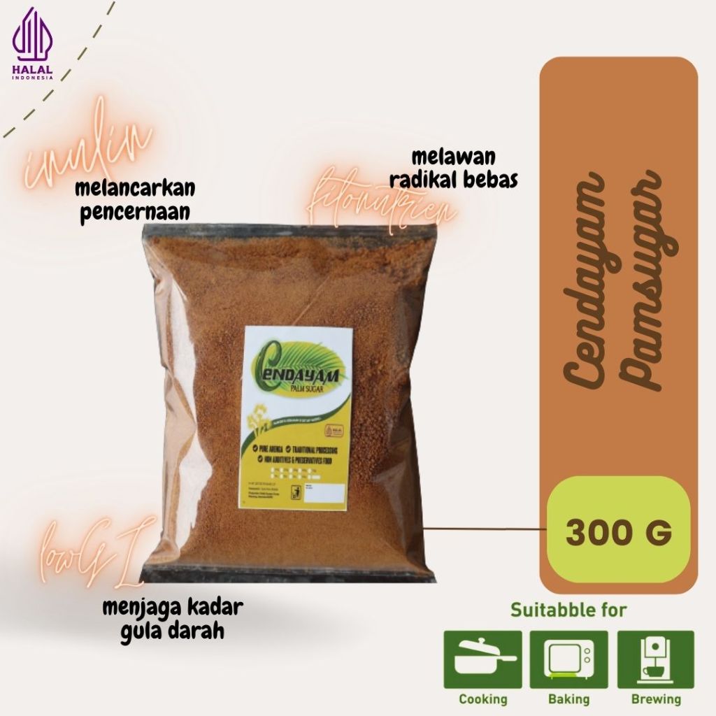 

GULA SEMUT AREN CENDAYAM PALM SUGAR 300g