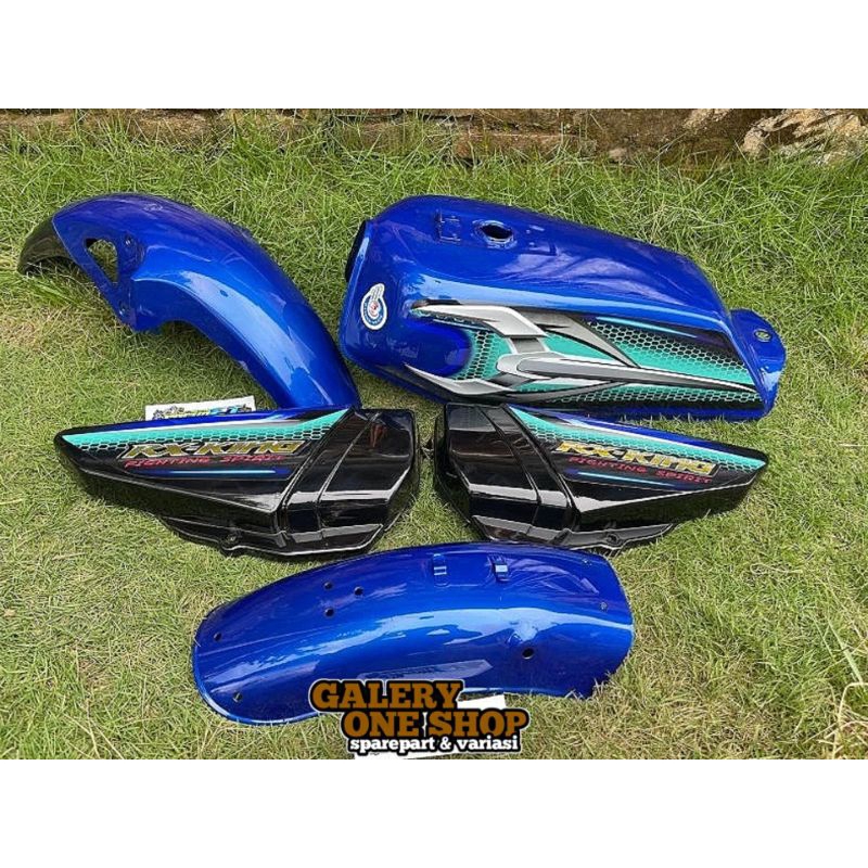 Tangki tengki set rx king rxk body set rx king hitam biru 2007 2008
