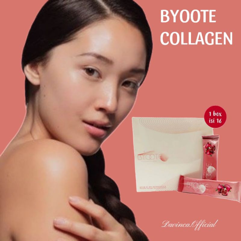 BYOOTE COLLAGEN 1 BOX ISI 16 / BYT COLLA ORIGINAL HALAL BPOM BYOTE BYOTEE KOLAGEN COLAGEN SKIN BYTCO