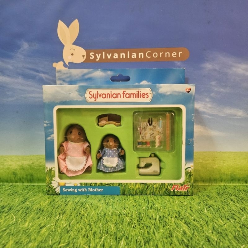 Sylvanian Families Sewing with Mother