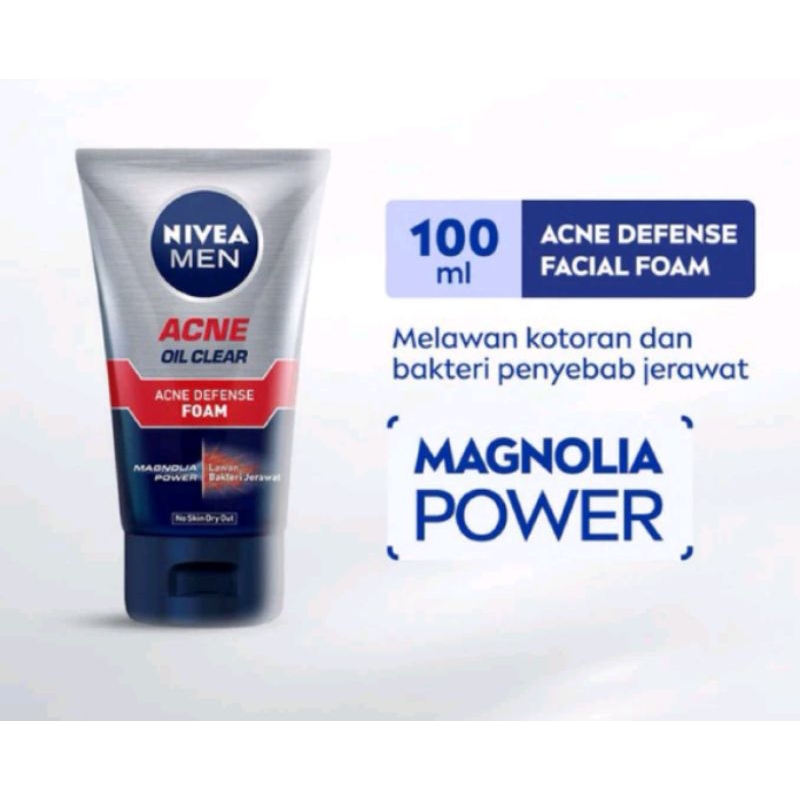 NIVEA MEN Acne Oil Clear Acne Defense Facial Foam
