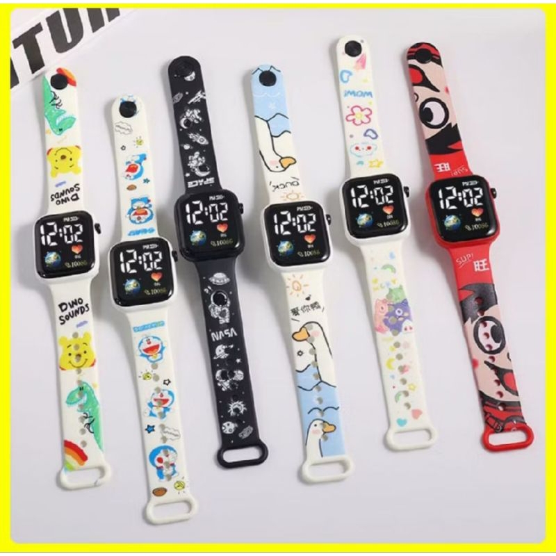 JAM TANGAN ANAK PEREMPUAN & ANAK LAKI LAKI DIGITAL UNTUK SEKOLAH PAUD TK SD