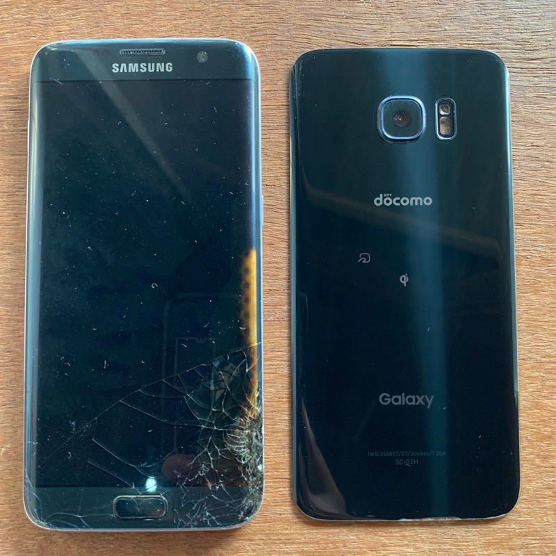 Frame backdoor Tatakan lcd Konektor charger tombol power part Samsung s7 Edge Original copotan