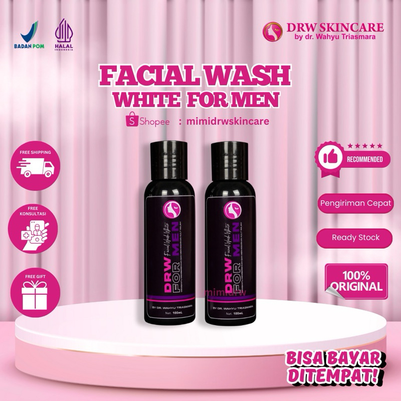@ Drw Skincare Produk Original 100 % BPOM Facial Wash For Men