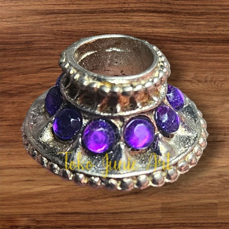 MENDAK CINCIN BATU PERMATA UNGU