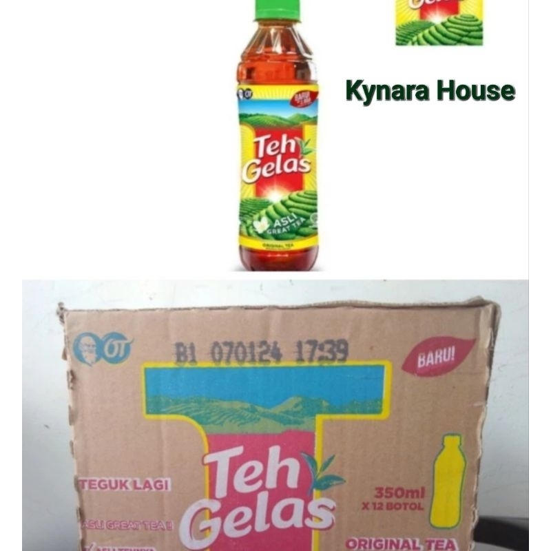 

Teh Gelas Minuman Teh Alami Botol 350ml (Karton)