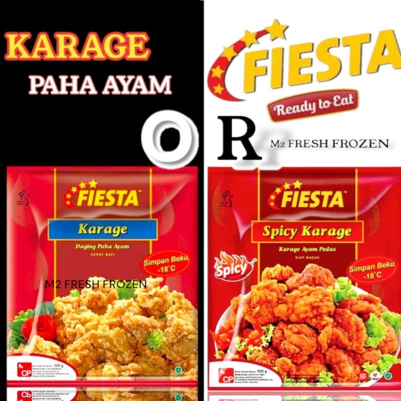 

Fiesta Karage 400 Gr | ORI | SPICY LEVEL 5 |