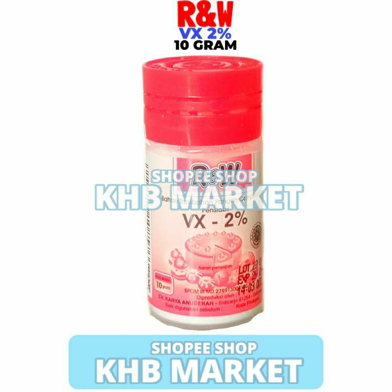 

VX 2% Pengembang Kue Rajawali 10gr