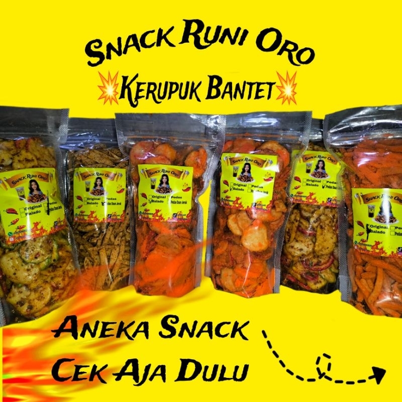 

KERUPUK BANTET Pedas Original